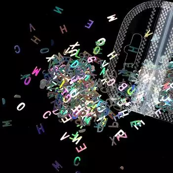 5 цветов алфавита блестки эпоксидная смола фестиваль крупные буквы смешанные блестки