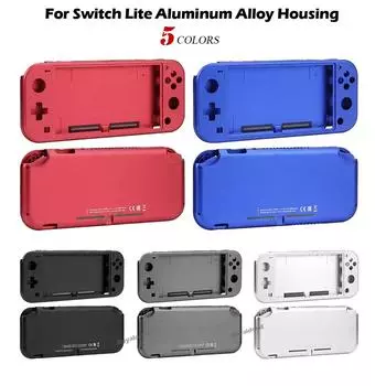 5 цветов алюминиевый сплав корпус сменная задняя пластина корпус для игровой консоли NS Switch Lite металлический корпус чехол крышка аксессуары