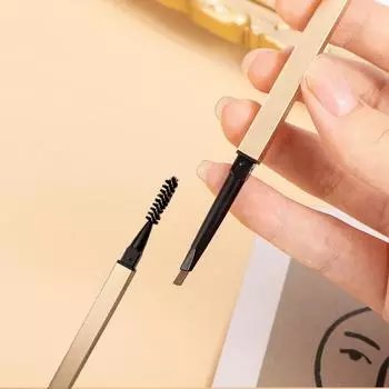 5 цветов, двойной карандаш для бровей, водостойкий, долговечный карандаш для бровей, легкая в использовании тушь для ресниц, улучшающая женскую косметику, макияж