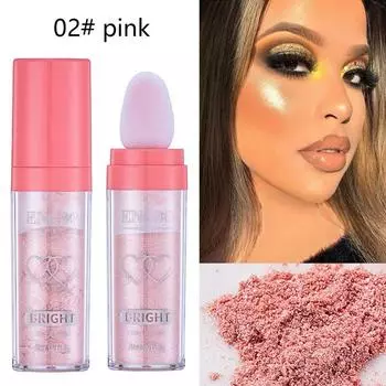 5 цветов Fairy Highlighter Stick, натуральная 3D похлопывающая пудра Polvo De Hadas, блестящая, не размазывающаяся, шелковистая, гладкая, для макияжа 01#