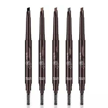5 цветов косметический карандаш для бровей водостойкий двуглавый тату для бровей натуральный долговечный макияж краска карандаш для бровей