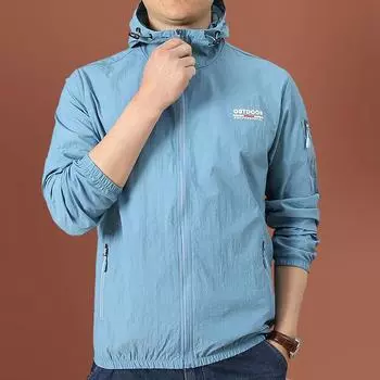 5 цветов, мужская ультратонкая летняя куртка, повседневная одежда большого размера 5XL, дышащая кожаная одежда для рыбалки, спортивное пальто M серый