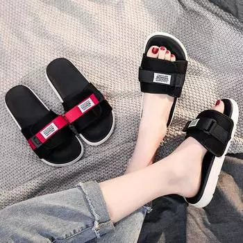 5 цветов мужские тапочки летняя мужская обувь повседневные дышащие пляжные сандалии тапочки шлепанцы на танкетке мужские шлепанцы на плоской подошве Size 35-36