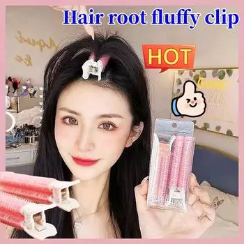 5 цветов, пушистые заколки для волос, щипцы для завивки волос, самоклеящиеся бигуди для завивки волос розовый