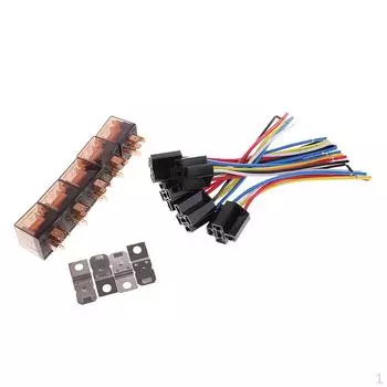 5 DC 12 60 SPDT автомобильное контактное реле с адаптером гнезда жгута проводов