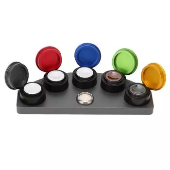 5 Dish Watch Oil Cup Simple Use Rust Proof Wear Resistant Professional Watch Repairing Accessory