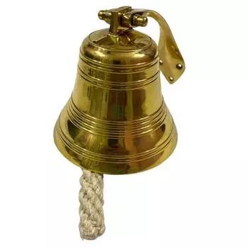 5 дюймов, твердый настенный подвесной колокольчик для приема, школы, улицы, помещения, ужина и церкви - персонализированный