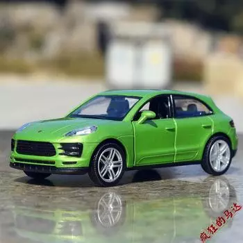 5-дюймовая имитация изысканных литой игрушечной машинки 2019 Porsche Macan S SUV RMZ city 1:Модель из 36 сплавов с откатным механизмом