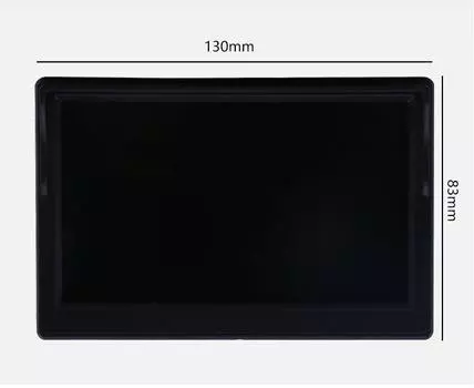 5-дюймовый автомобильный монитор TFT LCD 5 HD цифровой 16:9 800*480 Экран 2-сторонний видео вход для камеры заднего вида DVD VCD серебряный