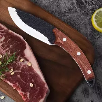 5-дюймовый кованый нож для обвалки Кухонный нож Нож мясника из нержавеющей стали style A