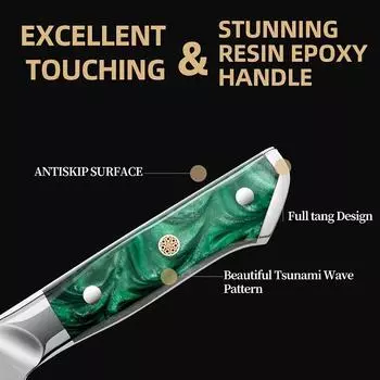 5-дюймовый нож для филе, профессиональный японский нож для бритвы из высокоуглеродистой 67-слойной дамасской нержавеющей стали, универсальные поварские ножи