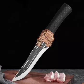5-дюймовый нож для обвалки из нержавеющей стали, кованый кухонный нож, мясницкий нож, пластиковая ручка, хозяйственные ножи, кухонные принадлежности