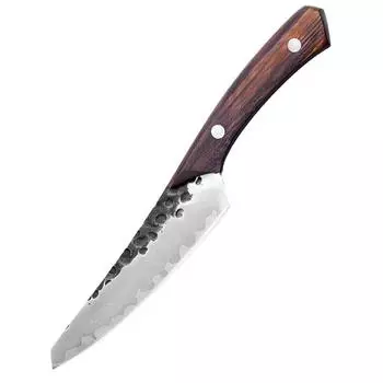 5-дюймовый японский нож ручной ковки с молотком, универсальный нож для очистки фруктов