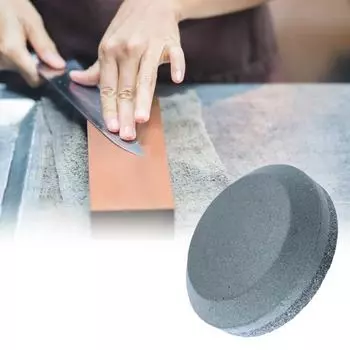 5-дюймовый точильный камень с двойной зернистостью, быстрая заточка, коричневый корунд/карборунд, бытовая многофункциональная точилка для ножниц B