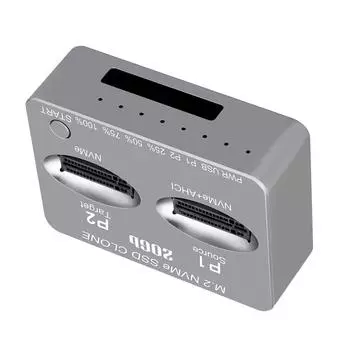 5# Двухсекционный внешний жесткий диск M/BM Key M.2 SSD Корпус для M2 SSD M Key