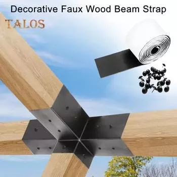 5-футовый искусственный деревянный брусок Гибкие балки Скрытая зазорами планка Потолочные балки Металлический брусок Архитектурный продукт для искусственных деревянных балок Ставни для кают S