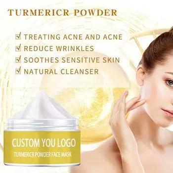5 г/15 г/30 г/50 г маска с куркумой и глиной, порошок корня имбиря, восстанавливающая маска для лица