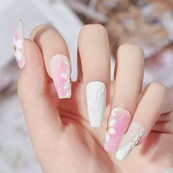 5 г гель-лак с резьбой Красивая нежная текстура для ногтей, долговечная, полная зернистость, декоративная чёрный