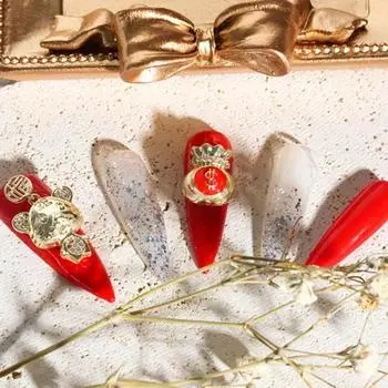 5 г маникюрные украшения стильные тонкие работы портативные ювелирные изделия премиум-класса с изображением тигра для чехла для телефона 3