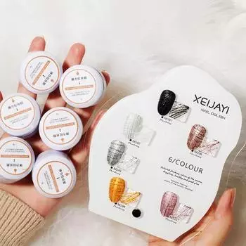 5 г Нежный лак для ногтей Яркий цвет Длительный эффект Быстросохнущий белый