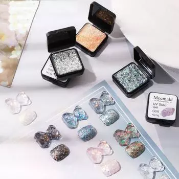 5 г съемный долговечный УФ-гель в японском стиле, твердый крем-гель для дизайна ногтей, матовая живопись 22