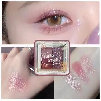 5 г стойкие тени для век портативная полезная четырехцветная палитра 6