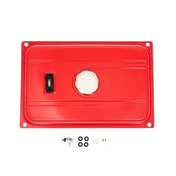 5-галлонный 18,9 л универсальный сменный генераторный газовый топливный бак клапан крышки двигателя для EC2500 с хромированной крышкой манометр клапан спускного крана красный красный