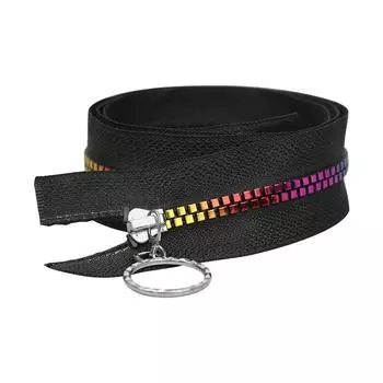 5 # градиентные цветные смоляные молнии, красочные квадратные открытые молнии с автоматическим замком, аксессуары для куртки, аксессуары для одежды, шитье одежды своими руками 40cm чёрный