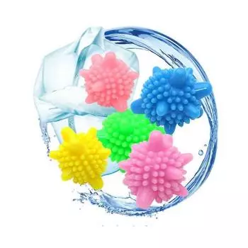 5 х многоразовых твердых шариков для стиральной машины для чистки одежды
