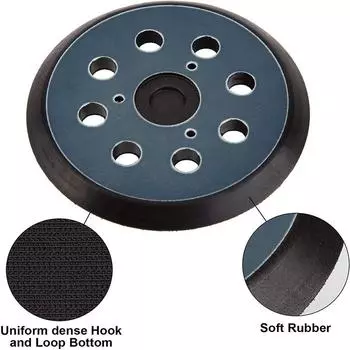 5 Hook-&-Loop Replacement Sander Pad for DeWalt DWE6423/6423K, DWE6421/6421K, DCW210B Random Orbital Sander Direct Replacemnrt 1pc