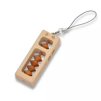 5 или 9 Амулет Абакус Старшие младшие средние начальные детские сады Gen High Junior High School Good Luck Examination Сделано в Японии [Сакай Сангё] (Проходить) бежевый