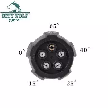 5 In 1 High Pressure Adjustable Washing Nozzle 0 15 25 40 65 G1/4 Male Connect Car Washer Spray Nozzle