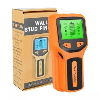 5 In 1 Stud Finder Wall Scanner Portable Wall Detector High Sensitivity Metal Detection Digital Wall Scanner