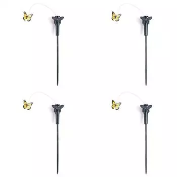 5# Искусственные летающие газонные колья на солнечных батареях для украшения двора (бабочка)