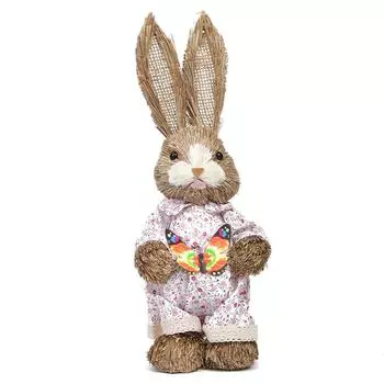 5# Искусственный кролик Пасхальное украшение Имитация Милый кролик Украшение для дома Декор D