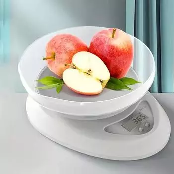 5 кг/1 г портативные цифровые весы светодиодные электронные весы весы для еды электронные весы для измерения веса кухонные принадлежности инструменты белый