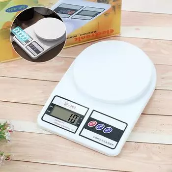 5 кг Белые электронные весы Кухонные цифровые весы Ювелирные изделия Еда Закуски Взвешивание тортов Выпечка Весы Кухонные принадлежности