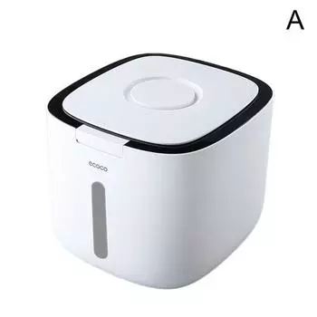 5 кг кухонная коллекция нано ведро с защитой от насекомых влагостойкий рисовый цилиндр для хранения продуктов герметичный зерновой ящик для дома чёрный