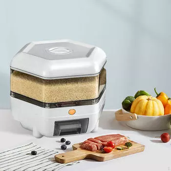 5 кг кухонный контейнер для хранения риса, ведро для зерна 5kg Green