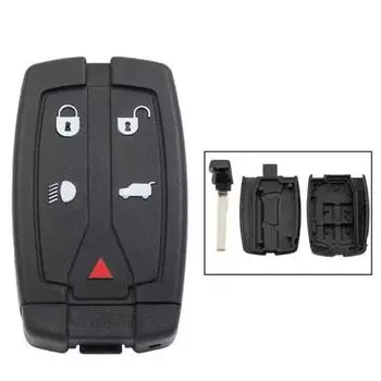 5 кнопок Замена удаленного автомобиля брелок чехол для Land Rover Freelander