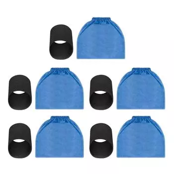 5 Комплект Крышек Моторного Фильтра Комплект Замены Пылевого Фильтра Двигателя Профессиональный Инструмент для Чистки Подходит для Пылесоса WD1