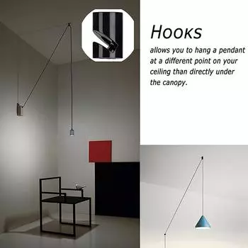 5 комплектов электрических проводов подвесной светильник Diy Swag настенные крючки люстра Swag подвесной крючок потолочные крючки для подвешивания светильников