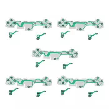 5 комплектов гибких ленточных кабелей для PS5, сменная FPC-ручка геймпада, токопроводящая пленка для PS5