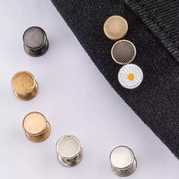 5 комплектов съемных пряжек, регулируемых застежек, плоских пуговиц, пряжек, застежек, металлических многофункциональных штанов на талии, штаны, булавки для одежды