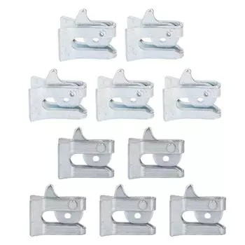 5 комплектов задвижек для дверей свинарника, утолщенная оцинкованная стальная пластина, задвижка для ворот фермы для опороса Wall thickness 3.5mm