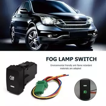 5-контактный автоматический выключатель противотуманных фар с кабелем для Honda Accord Civic CRV
