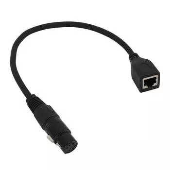 5-контактный кабель XLR - RJ45 «мама - мама» Plug and Play DMX-кабель для записи на сцене серии DMX CON S