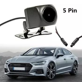 5-контактный разъем 720P HD Автомобильная камера заднего вида с широким углом обзора 170 градусов, парковочная камера заднего вида, водонепроницаемая, с кабелем 6 м только для потоковой передачи CHINA