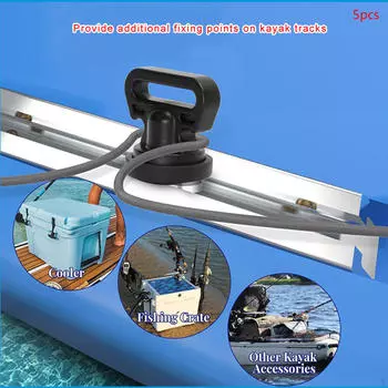 5 крепежных деталей для каяков, крепления для крепления на гусенице, замена легкого вертикального крепления