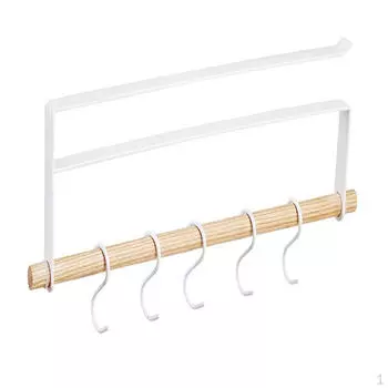 5 крючков, утюг под полкой, стойка для шкафа, кружка, держатель для чашки чая, металлические крючки для хранения